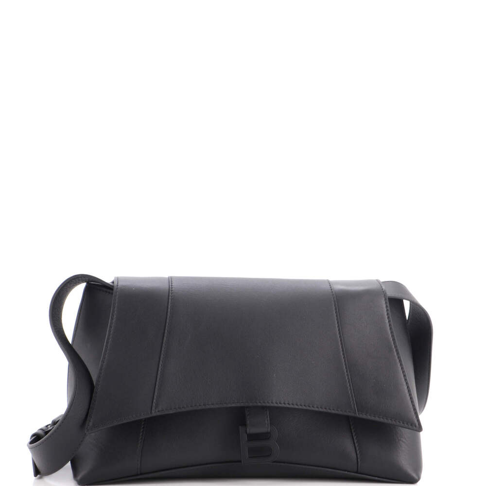 Balenciaga Medium Downtown Soft Hourglass Shoulder Bag